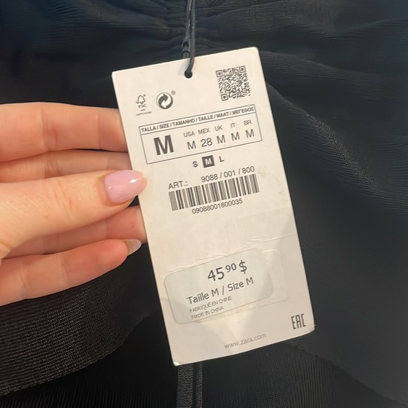 Medium Zara Black Bodycon Dress - Picture 5 of 8